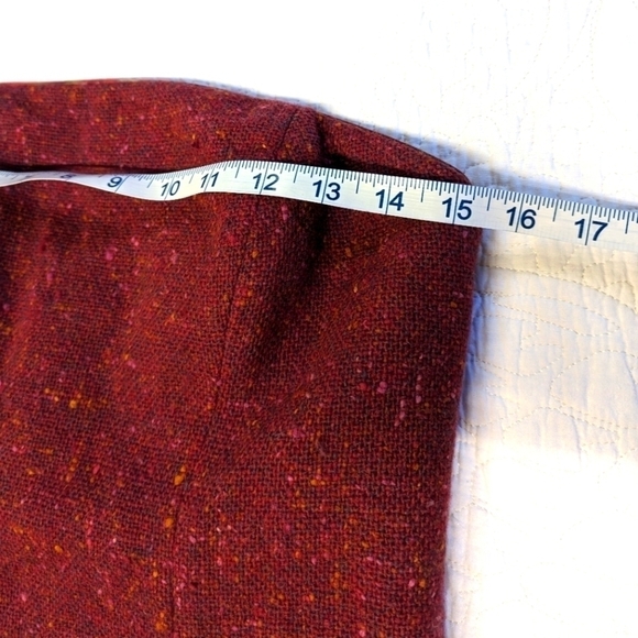 VINTAGE James Purcell Fuchsia Boucle Tweed Strapless Dress 10 Party Cocktail - Picture 15 of 15